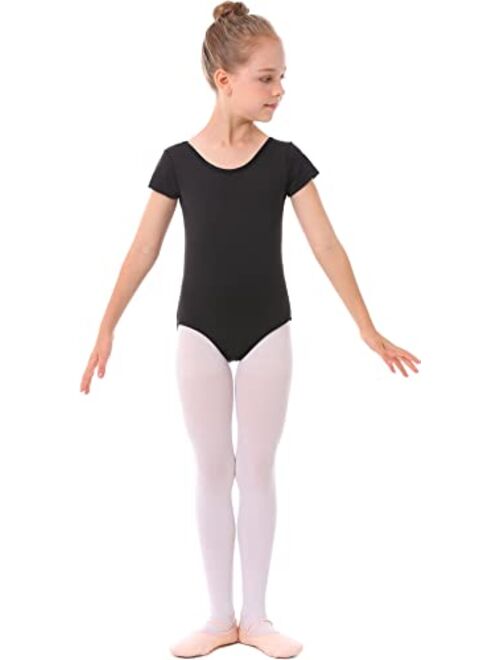 MdnMd Girls Toddler Leotards for Dance Ballet Gymnastic Outfits Classic Basic Leotard