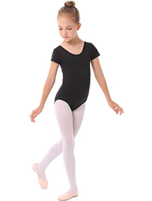 MdnMd Girls Toddler Leotards for Dance Ballet Gymnastic Outfits Classic Basic Leotard