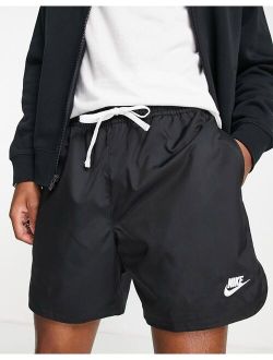 Sport Essentials lined woven shorts in black