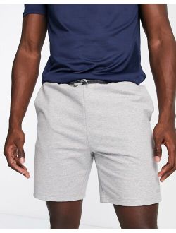 ASOS 4505 icon training sweat shorts with quick dry in gray heather