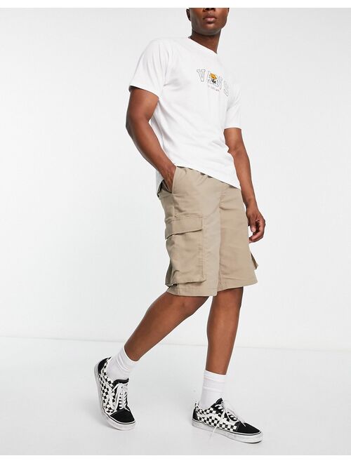 Vans relaxed fit cargo shorts in gray