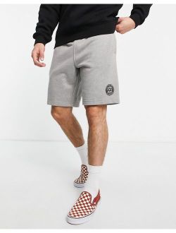 relaxed fit shorts wth drawstring in gray