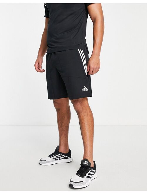 adidas performance adidas Training Icons woven shorts in black