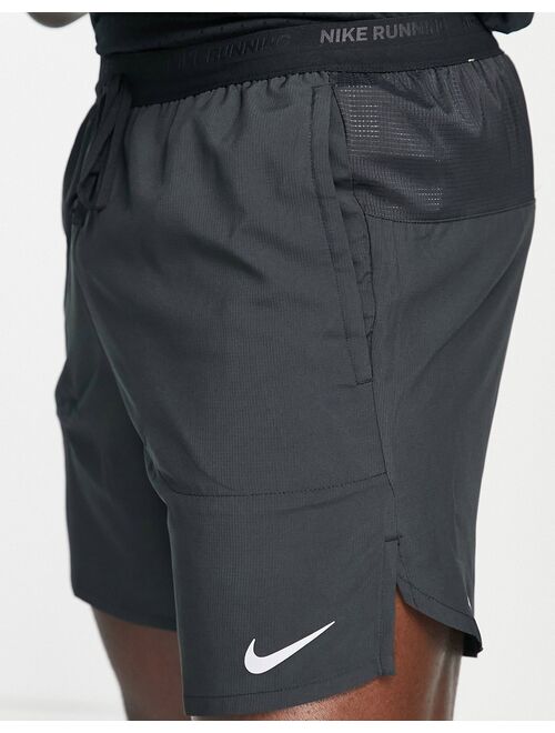 Nike Running Stride Dri-FIT 7-inch shorts in black