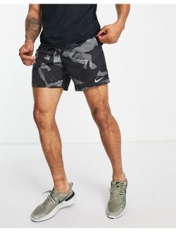 Running Dri-FIT camo shorts in black