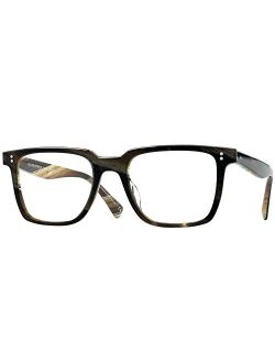 LACHMAN OV 5419U NAVY BARK BROWN HORN 53/19/145 Eyewear Frame for Men