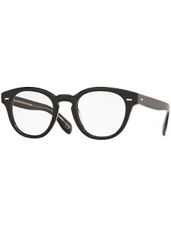 CARY GRANT OV5413U - 1492 Eyeglass Frame BLACK w/ Clear Demo Lens 48mm