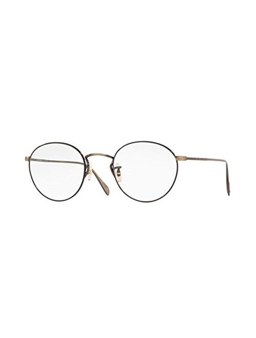 Oliver Peoples New OV 1186 COLERIDGE 5296 NEW ANTIQUE GOLD/BLACK Eyeglasses