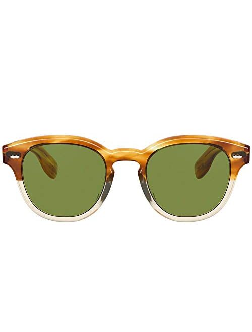 Oliver Peoples CARY GRANT SUN OV 5413SU Honey Vsb/Green C 50/22/145 unisex Sunglasses