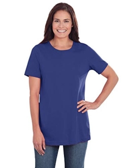 Women's Plus Size Perfect Short-Sleeve Crewneck Tee Shirt