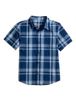 Boys 8-20 Sonoma Goods For Life Adaptive Plaid Button-Up Shirt