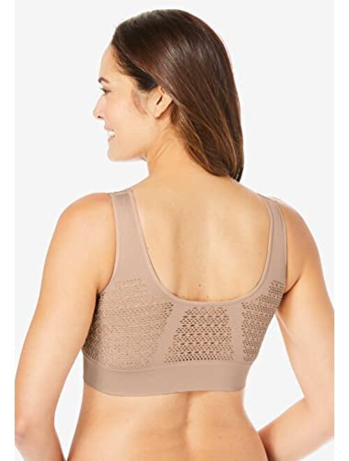 Woman Within Women's Plus Size Cooling Bra
