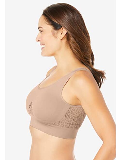 Woman Within Women's Plus Size Cooling Bra