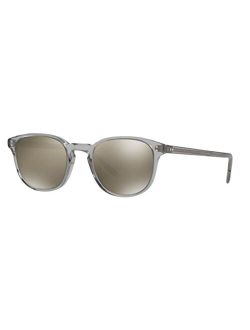 New OV 5219S 113239 Fairmont Sun Workman Grey/Goldtone Sunglasses