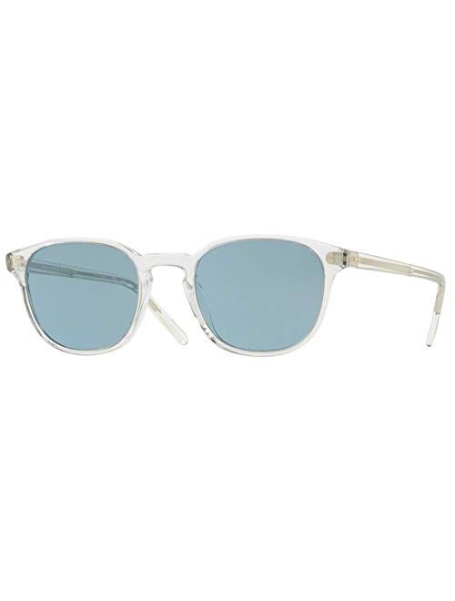 Oliver Peoples OV5219S Fairmont Sunglasses 1101/56 Translucent / Cobalto Blue 49