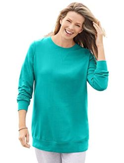 Women's Plus Size Fleece Sweatshirt