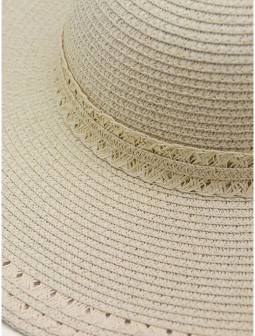 FashionSoo Apparel Accessories Wide Brim Straw Hat