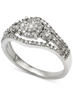 Macy's Diamond Ring (1/4 ct. t.w.) in Sterling Silver