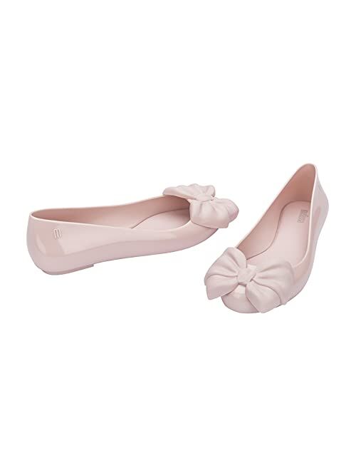 Melissa Womens Sweet Love Soft Bow Ballerina Shoes Pink