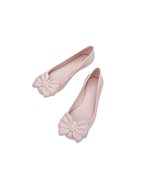 Melissa Womens Sweet Love Soft Bow Ballerina Shoes Pink