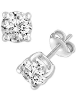 MACY'S Diamond Stud Earrings (3/8 ct. t.w.) in 14k Gold