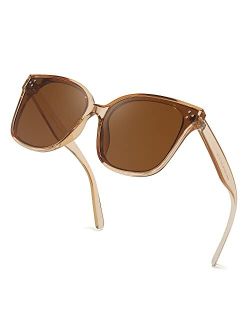 Polarized Sunglasses Men Women Retro Oversized Square Vintage Shades B2600