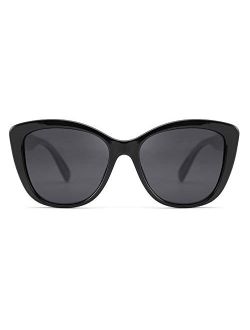 Polarized Vintage Sunglasses American Womens Square Jackie O Cat Eye Sunglasses B2451
