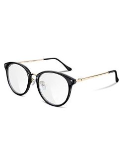 Women Vintage Glasses Frames Round Eyewear Clear Lens B2260