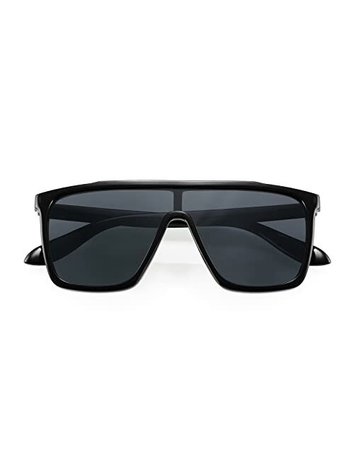 FEISEDY Kids Sunglasses for Girls Fashion Cute Boys Teenagers Glasses One Piece UV400 B2812