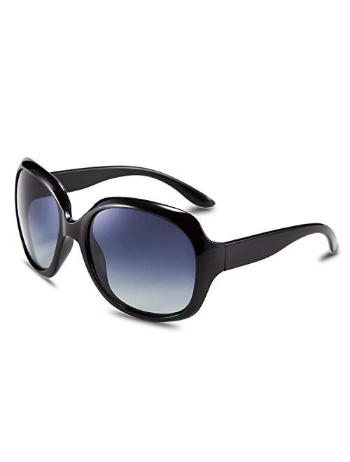 FEISEDY Fashion Oversized Polarized Women Sunglasses TAC Lenses B2434