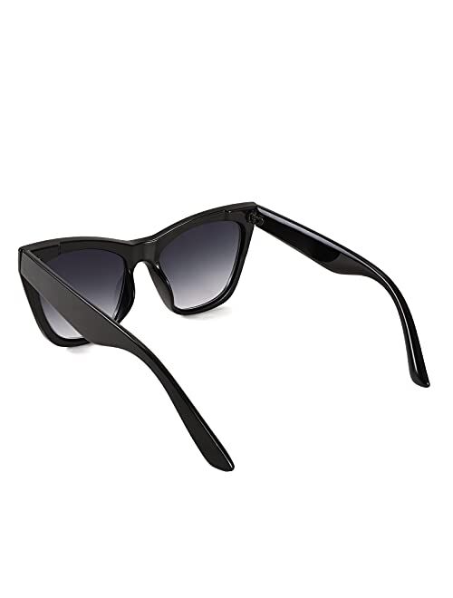 FEISEDY Vintage Thick Cat Eye Square Sunglasses for WOMEN Fashion Cateye Sunglasses Women B9016