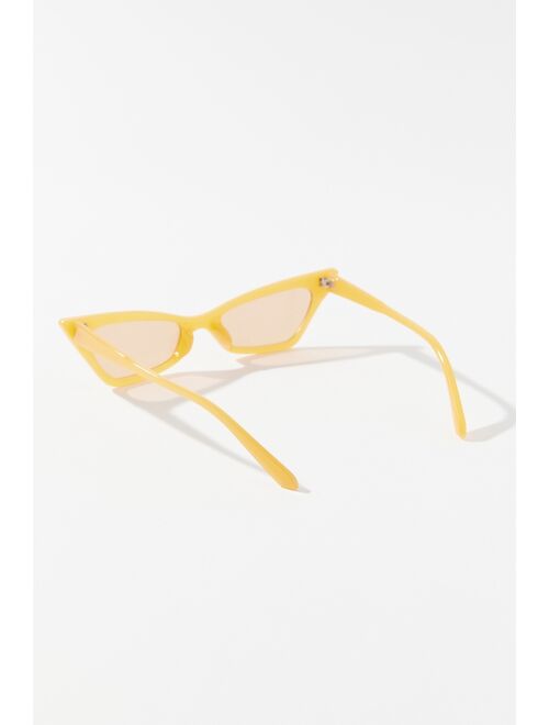Urban Outfitters Alanis Slim Angular Cat-Eye Sunglasses
