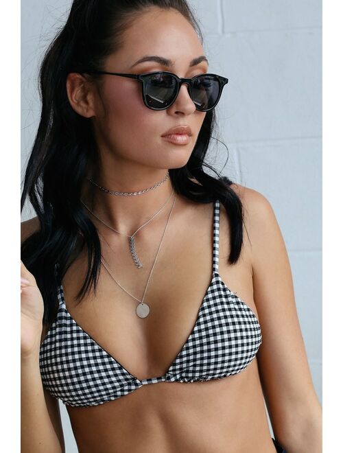 Lulus Inline Black Sunglasses