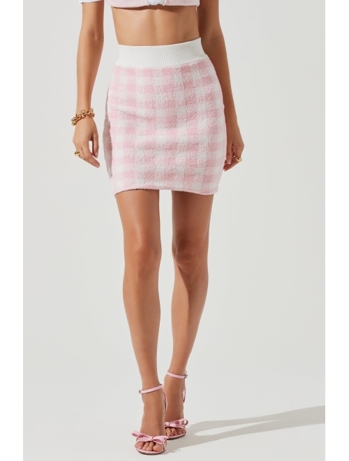 ASTR the label Women's Mindy Terry Cloth Skirt