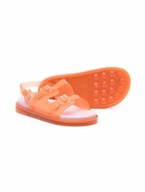 Mini Melissa open-toe buckled sandals