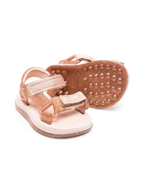 Mini Melissa strappy glitter sandals