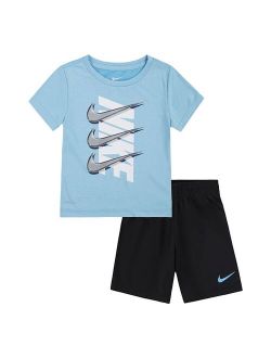 Toddler Boy Nike Dri-FIT Dropset Tee & Shorts Set
