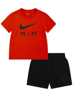 Toddler Boys Air T-shirt and Shorts, 2 Piece Set
