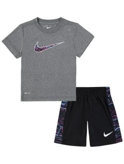 Toddler Boys Let's Be Real Dri-FIT T-shirt and Shorts Set