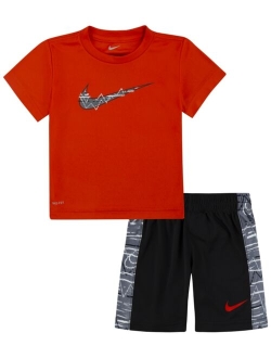 Toddler Boys Let's Be Real Dri-FIT T-shirt and Shorts Set
