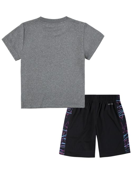 NIKE Toddler Boys Let's Be Real Dri-FIT T-shirt and Shorts Set