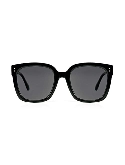 FEISEDY Vintage Square Butterfly Polarized Sunglasses Women Men Designer Square Sunglasses Shades B9017