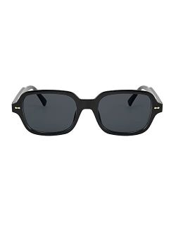 Retro 90s Rectangle Sunglasses Oval Yellow Sunglasses Trendy Irregular Square Sun Glasses for Women Men B2790
