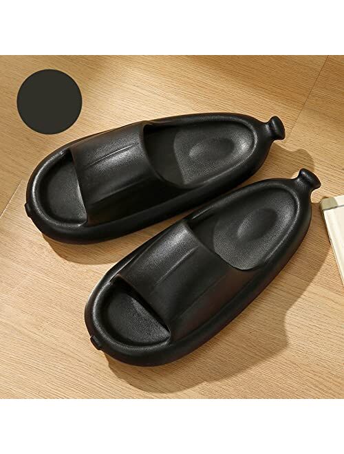 Generic Women Slippers Cute Banana Shape Indoor and Outdoor Comfortable Flat Non Slip Slippers Womens Sock Slippers Outdoor