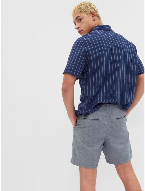 Gap 7" Linen-Cotton Shorts