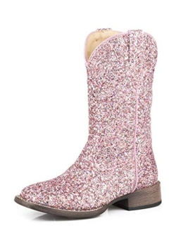 Toddler-Girls' Glitter Galore Western Boot Square Toe