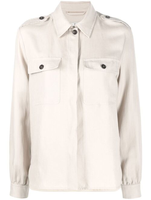 Woolrich fitted button-up shirt