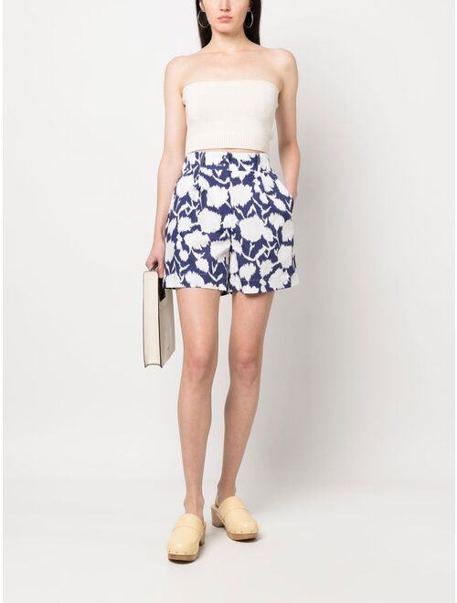 Woolrich graphic-print cotton shorts