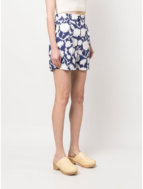 Woolrich graphic-print cotton shorts