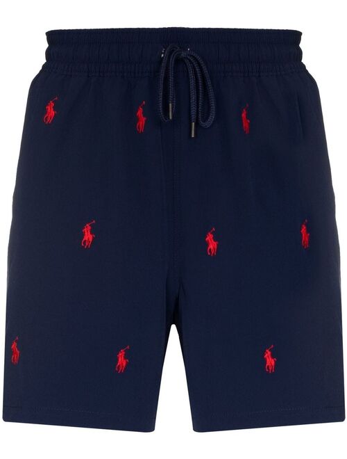 Polo Ralph Lauren logo embroidered drawstring shorts
